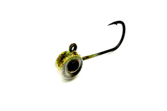1/16oz Premium Float n Fly Painted Jig Head 5 Pack (Baby Bass Olive Color)