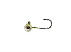 1/32oz Premium Float n Fly  Painted Jig Head 5 Pack (Baby Bass Olive Color)